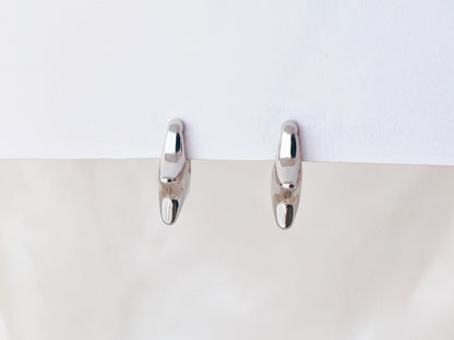 Silver/Gold Star Huggie Clip on Earrings
